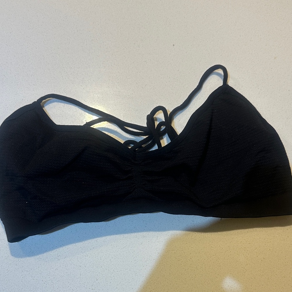 Free people Black Strappy Bralette - Women Intimates & Sleepwear